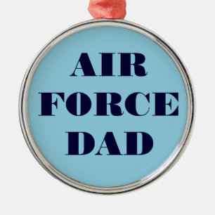 Adorno Metálico Ornament Air Force Dad