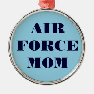 Adorno Metálico Ornament Air Force Mom