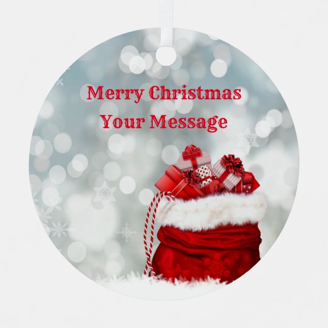 Adorno Metálico Ornament Christmas (Anverso)