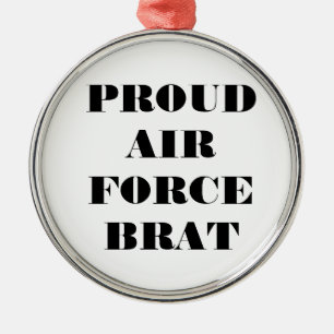 Adorno Metálico Ornament Orud Air Force Brat