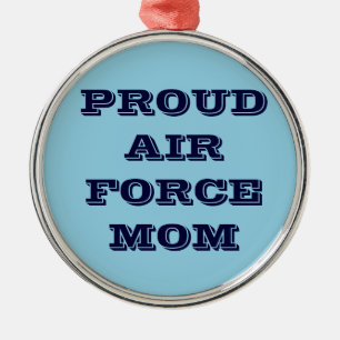 Adorno Metálico Ornament Orud Air Force Mom