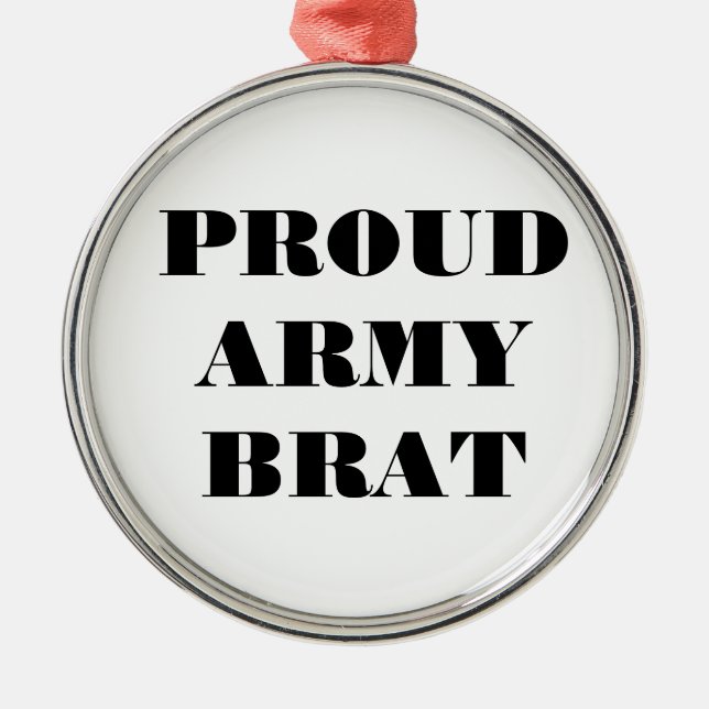 Adorno Metálico Ornament Orud Army Brat (Frente)