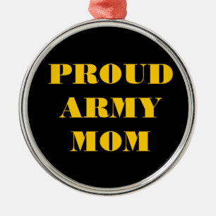 Adorno Metálico Ornament Orud Army Mom