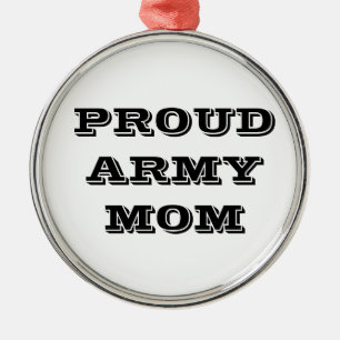 Adorno Metálico Ornament Orud Army Mom