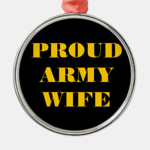 Adorno Metálico Ornament Orud Army Wife