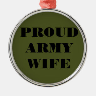 Adorno Metálico Ornament Orud Army Wife