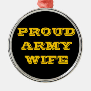 Adorno Metálico Ornament Orud Army Wife