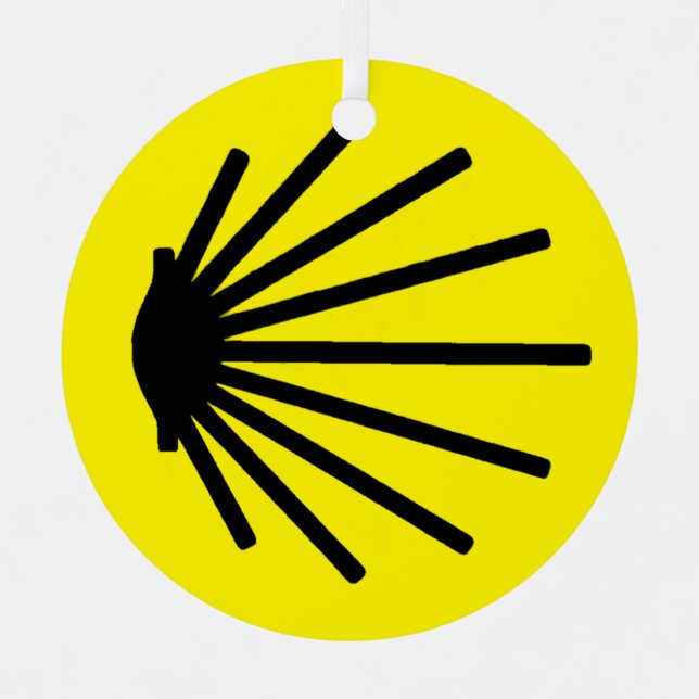 Adorno Metálico Ornament Saint James Way (Anverso)