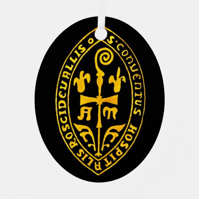 Adorno Metálico Ornament Saint James Way (Anverso)