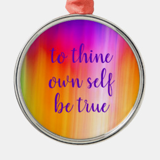 Adorno Metálico Ornament with Shakespeare Quote by Jo Images
