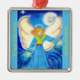 Adorno Metálico Ornamento: Arcángel Gabriel