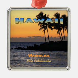 Adorno Metálico Ornamento: Crepúsculo En Waikoloa (Plaza Premium)