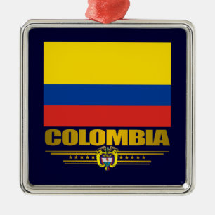 Adorno Metálico "Ornamento del orgullo de Colombia"