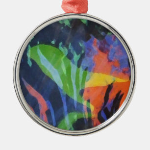 Adorno Metálico "Ornamento del pájaro de DA" - arte de la