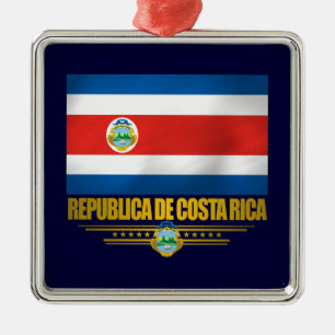 Adorno Metálico "Ornamentos del orgullo de Costa Rica"