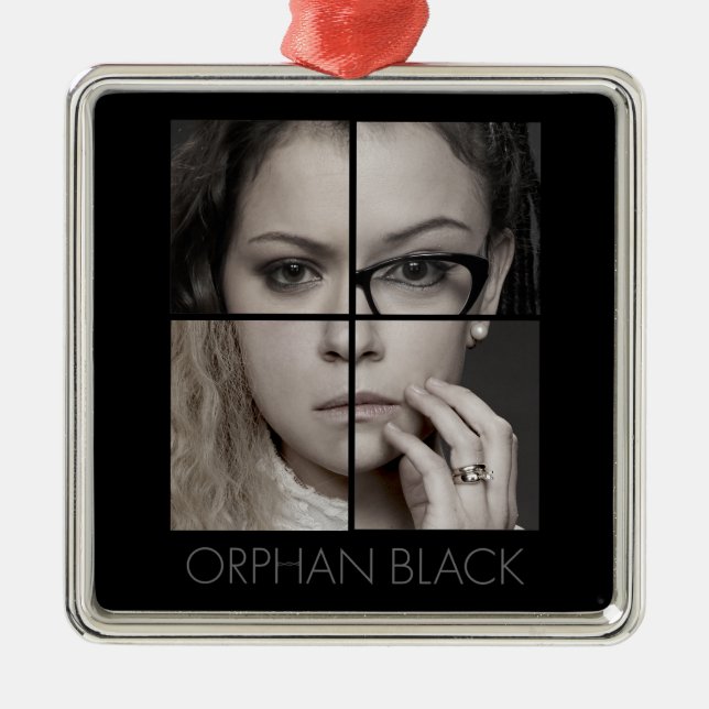 Adorno Metálico Orphan Black | Collage de clonación (Frente)