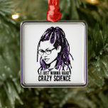 Adorno Metálico Orphan Black | Cosima - Crazy Science<br><div class="desc">Cosima es sólo un estudiante de ciencias normal, ¿verdad? Equivocada, es un experimento científico - un clon que ha sido creado en un laboratorio. Acá se ve con su mayor deseo: "Sólo quiero hacer ciencia loca". Esta graciosa cita de Orphan Black, el exitoso programa de ciencia ficción de televisión seguramente...</div>