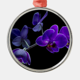 Adorno Metálico Orquídea azul