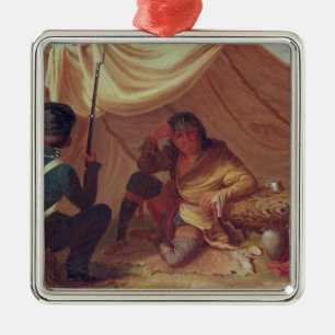 Adorno Metálico Osceola en cautiverio, c.1837