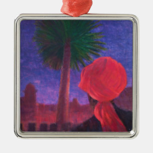 Adorno Metálico Oscuridad roja Jodhpur 2012 del turbante