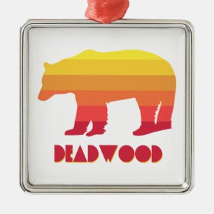Adorno Metálico Oso Arcoíris de Deadwood Dakota del Sur