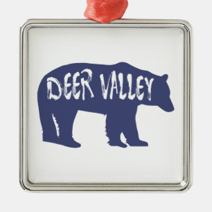 Adorno Metálico Oso de Utah en el Valle de Deer