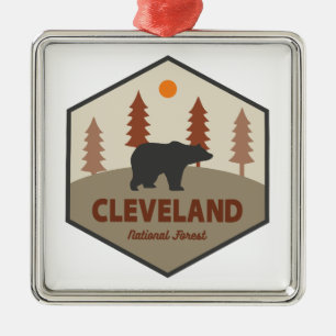 Adorno Metálico Oso del Bosque Nacional Cleveland
