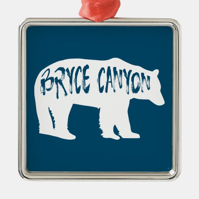 Adorno Metálico Oso del Parque Nacional del Cañón de Bryce (Frente)