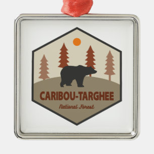 Adorno Metálico Oso Forestal Nacional Caribou-Targhee