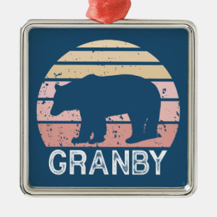 Adorno Metálico Oso Retro de Granby Colorado
