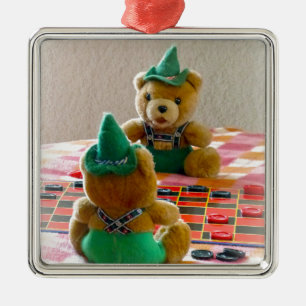 Adorno Metálico Osos de peluche