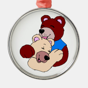 Adorno Metálico Osos de peluche
