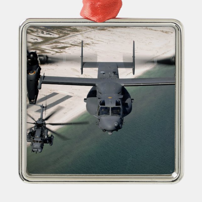 Adorno Metálico Osprey CV-22 y baja ruptura MH-53 (Frente)