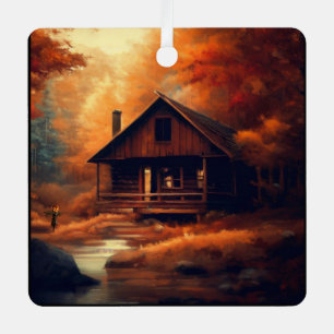 Adorno Metálico Otoño/otoño/Halloween/pintura rústica