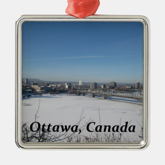 Adorno Metálico Ottawa Canada (Frente)