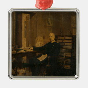 Adorno Metálico Otto von Bismarck en su estudio
