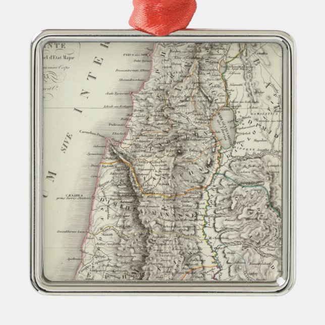 Adorno Metálico Ou Terre Sainte - la Tierra Santa de Palestina (Frente)