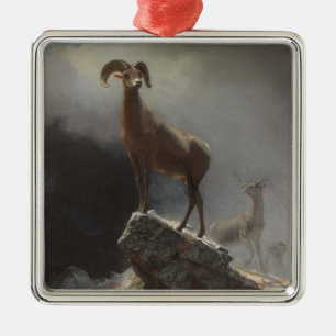 Adorno Metálico Ovejas de montaña rocosa o Big Horn, Ovis,