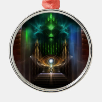Adorno Metálico Oz Fractal Art Premium Ornament