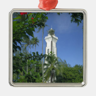 Adorno Metálico Pacífico Sur, Polinesia Francesa, Tahití. Hibisco 