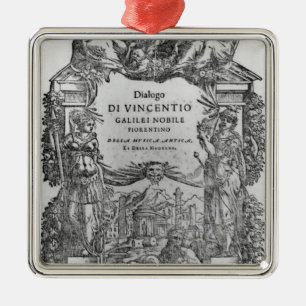 Adorno Metálico página de 'Della Musica Antica y del della Modern