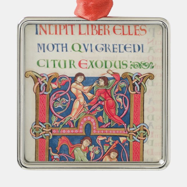 Adorno Metálico Página de la biblia de Winchester, c.1150-80 (Frente)