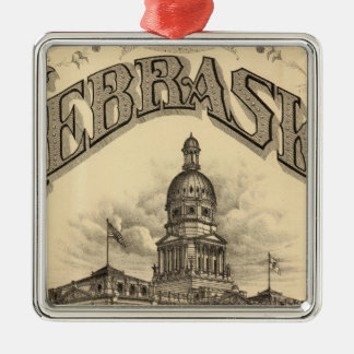 Adorno Metálico Página de título del Atlas de Nebraska