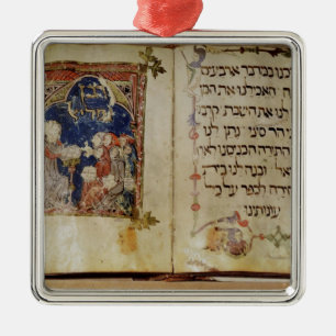 Adorno Metálico Página de un Haggadah