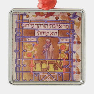 Adorno Metálico Página del Mishneh Torah, código sistemático