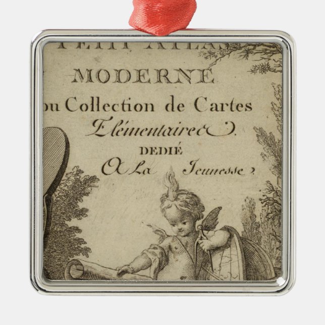 Adorno Metálico Página Título Pequeños atlas modernos (Frente)