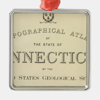 Adorno Metálico Página Título Topo atlas Connecticut