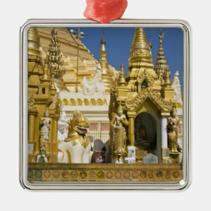 Adorno Metálico Pagoda Shwedagon (Paya), gran sitio de templo que