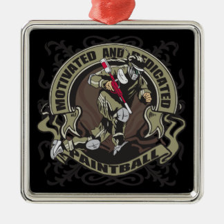 Adorno Metálico Paintball motivado