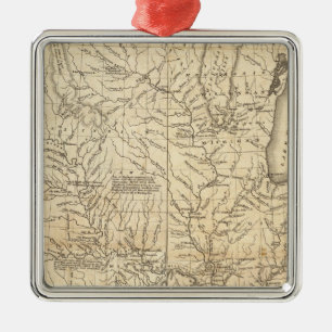 Adorno Metálico País compuesto drenado por el Mississippi